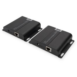 Digitus Extensor HDMI 4K über CAT/IP Set, PoE, 120m, Negro