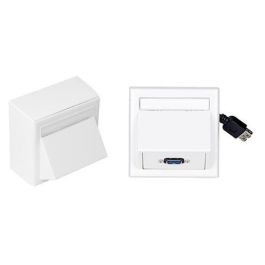 Vivolink Wall Connection Box USB 3.0 inc Thorsmann wall box, White Precio: 38.50000022. SKU: B13VEYJVJC