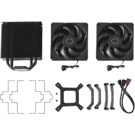 Cooler Master Hyper 212 Black X Duo Refrigerador de Aire Negro para CPU
