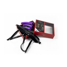 Consolador con arnés Virgite Morado S/M/L Precio: 41.89000035. SKU: B135KV8ZV3