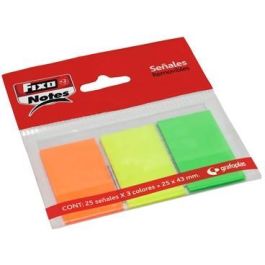 Fixo Marcadores Adhesivos Banderitas Pet 25x43 mm Pack 3 Bloc X 25H Colores Neón Surtidos Precio: 1.49999949. SKU: BIX65006280