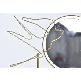 DKD Home Decor Joyero Moderno Dorado de Metal y Madera, con Detalle Golondrina, 7 cm Largo x 32 cm Alto x 23 cm Ancho (Set de 4 Unidades) DKD Home Decor Joyero Moderno Dorado de Metal y Madera, con Detalle Golondrina, 7 cm Largo x 32 cm Alto x 23 cm Ancho (Set de 4 Unidades)