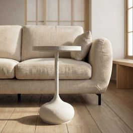 Mesita Blanco Metal 45 X 45 X 48,50 cm Precio: 74.5118. SKU: B19XG9DNM5