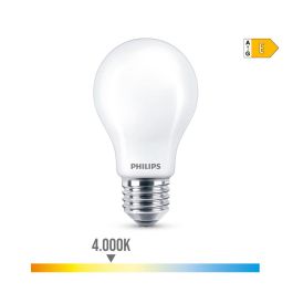 Philips Bombilla LED E27 8.5W 1055lm 4000K Luz Día Equivalente 75W No regulable, Cristal Mate y 360° de Apertura Ø6x10.4cm Precio: 5.50000055. SKU: S7907766