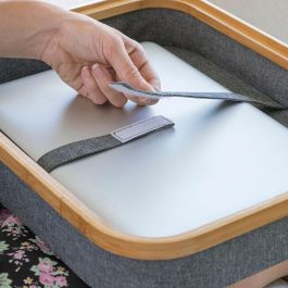 Escritorio Portátil con Bandeja de Almacenaje Larage InnovaGoods