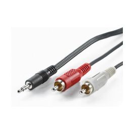 VALUE 11.99.4345 Cable de audio de 3.5mm a 2x RCA Macho, 5 metros, Negro Precio: 17.89000004. SKU: B1HEFCSJ6S