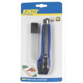 KINZO Cutter de Precisión Profesional con 5 Recambios de Cuchillas de Seguridad Precio: 1.9481. SKU: B156VZLR6A