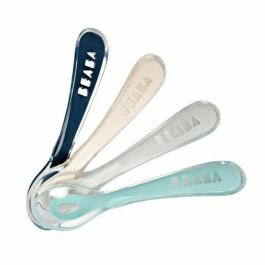 Beaba Lote de 4 Cucharas de Silicona 2da Edad Aprendizaje Bebé con Descanso - Azul Oscuro, Rosa, Niebla Clara, Verde Aireado Precio: 32.69000009. SKU: B1HPR2V24Q
