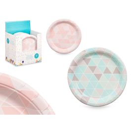 Set 6 Platos Papel 22 Cm Rombos Surtidos Arte Regal (24 Unidades) Precio: 20.50000029. SKU: B15DTKX5SN