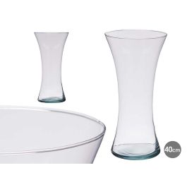 Jarrón de Cristal Boca Abierta 40 cm - Giftdecor - Vidrio Transparente - 36 cm Alto (4 Unidades) Precio: 24.50000014. SKU: B13572N2LH
