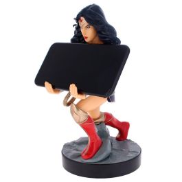 Cable Guy Wonder Woman - Soporte para Mando de Consola y Móvil - Compatible PS5, Xbox Series X/S, iPhone - Figura DC Comics 20cm