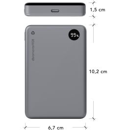 dbramante1928 re-charge - Powerbank - 10000 mAh - 38.5 Wh - 20 Watt - 3 A - 2 Ausgabeanschlussstellen magnetic