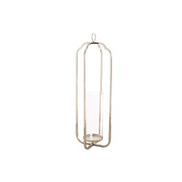Portavela Moderno DKD Home Decor Plateado 21 x 62 x 21 cm