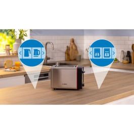 Bosch TAT 6M420 Tostadora MyMoment de Acero Inoxidable