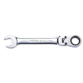 KS Tools 503.4805 Juego de llaves combinadas de trinquete con cabeza inclinable y bloqueo, 5 piezas (8-19 mm)