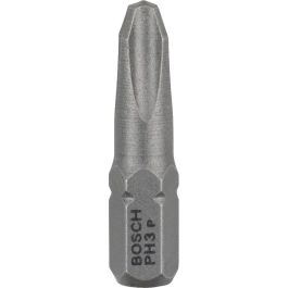 Bosch 3ST PH Punta de atornillar extra dura Phillips PH3 de Acero 25mm (3 piezas) para atornillador con vástago hexagonal Precio: 16.59000024. SKU: B13FPLBXFF