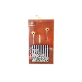 Wondee Oh Yeah Sure Auriculares Estéreo con Micrófono, Blanco, Jack 3.5mm, Cable, Impedancia 16 Ohms, Respuesta 20Hz-20kHz, Bolsa de Tela Incluida