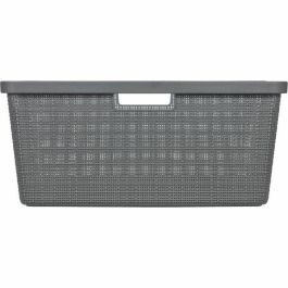 Curver Cesta para la ropa sucia CUR3253928091026 Yute 46 L Gris