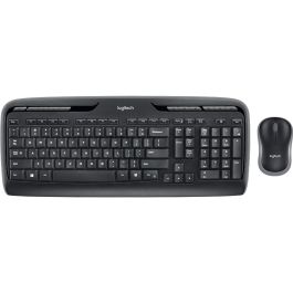 Logitech MK330 Combo Teclado y Ratón Inalámbricos con 11 Teclas Acceso Rápido, Teclas Silenciosas Perfil Bajo y Nano Receptor USB