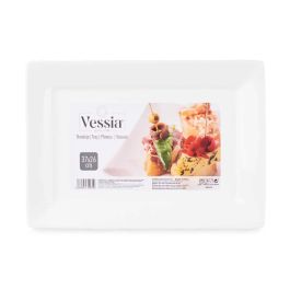 Bandeja Rectangular Porcelana 37 Cm Vessia (8 Unidades) Bandeja Rectangular Porcelana 37 Cm Vessia (8 Unidades)