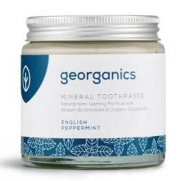 GEORGANICS Dentífrico Mineral Menta Crema 120ml - Blanqueador Sin Fluoruro, SLS, Glicerina - Certificado COSMOS Orgánico Vegano Precio: 9.98999958. SKU: B176FV3ZHZ