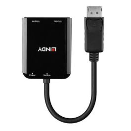 Lindy Hub MST Activo DisplayPort a 2 Puertos HDMI 4K (3840x2160@30Hz) para Monitores y TV - Duplica y Expande Señales
