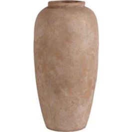 DKD Home Decor Anfora Urban de Cerámica Marrón Claro 23 x 64 x 23 cm, Juego de 2 Unidades Precio: 139.49999976. SKU: B19J3VMQQG
