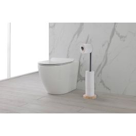 Confortime Portarrollos de Papel WC Inoxidable - 16 x 56-73 cm (6 Unidades)