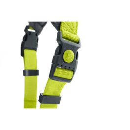 Hunter Arnés London Comfort L/2 para Perro, Talla L (Pecho 73-100 cm), Color Lima - Poliéster Suave, Ajustable, Cierre Seguridad