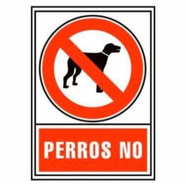 Archivo 2000 Señal "Perros No" 210x297 mm Pvc 700 Micras Blanco-Rojo Precio: 3.50000002. SKU: BIX01C6174-03RJ