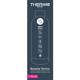 Botella Termo Soft Touch 750 ml Blac Thermosport (6 Unidades) Botella Termo Soft Touch 750 ml Blac Thermosport (6 Unidades)