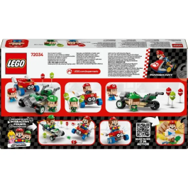 Lego 72034 Super Mario Mario Kart: Baby Mario vs. Baby Luigi - Regalo Nintendo