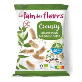 LE PAIN DES FLEURS Ganchito Crousty Trigo Sarraceno y Pimienta 75g Bio SG Vegan Fuente Fibra Nutri-score B Precio: 2.4999997. SKU: B186YWEVJK