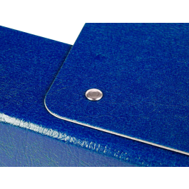 Liderpapel Carpeta Proyectos Folio Lomo 70mm Cartón Gofrado Azul