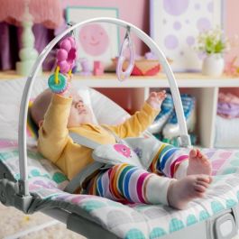 Bright Starts BRI0074451130302 Mecedora evolutiva Rosy Rainbow con vibraciones relajantes, 2 posiciones reclinadas, hasta 36 meses Bright Starts BRI0074451130302 Mecedora evolutiva Rosy Rainbow con vibraciones relajantes, 2 posiciones reclinadas, hasta 36 meses