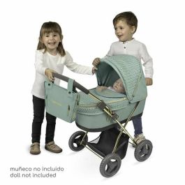 Decuevas Coche de muñeca plegable Capriccio con sombrilla y bolso para muñecas de hasta 48 cm 38x65x60 cm