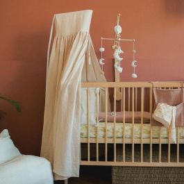 Domiva DOM1735259997799 Dosel de Cama Honey Moon de Gasa de Algodón para Protección Suave contra la Luz