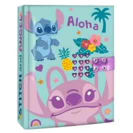 KIDS LICENSING Diario Secreto con Código Stitch Disney 21x15,5x3cm