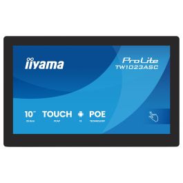 iiyama ProLite TW1023ASC-B3P Pantalla 10.1" (25.5cm) 1280x800 IPS 25ms 60Hz HDMI USB LAN PoE Webcam Mic Speaker Negro