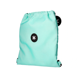 Antartik Mochila Saco Plano con Bolsillo Interior con Cremallera, Verde Menta, 350x400 mm