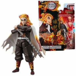 Bandai BAN1736489429386 Figura articulada Ultimate Legends HD Demon Slayer Kyojuro Rengoku 12 cm
