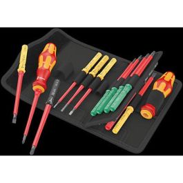 Wera 05006611001 Kraftform Kompakt VDE 17 Universal Juego de herramientas 17 piezas con funda