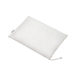 Liderpapel Bolsa zipper bag Poliéster Transpirable Multiusos DIN A5 Blanco