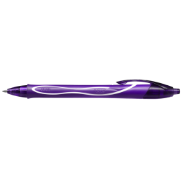Bic Gelocity Quick Dry Bolígrafo Retráctil Tinta Gel Purpura Punta 0,7 mm