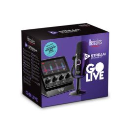Hercules STREAM STARTER KIT - Control de voz y audio para streaming con micrófono HUD-600 USB Dynamic, 4781068