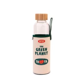 ERIK Botella de Cristal Tata BT21 500ml con Funda de Neopreno y Tapón de Bambú Precio: 15.49999957. SKU: B13TAG7EFF