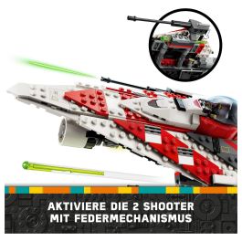 LEGO Star Wars 75388 Caza Estelar Jedi Bob con 2 Minifiguras y Droide Servo