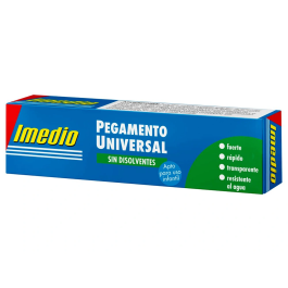 Imedio Pegamento Universal sin Disolventes Transparente Banda Azul 35 ml