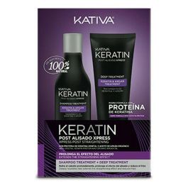 Kativa Keratin Express Post Alisado Brasileño Lote 2 Piezas Champú 250ml + Tratamiento 200ml Precio: 11.49999972. SKU: S0577212
