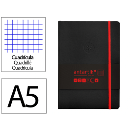Antartik Cuaderno A5 Tapa Blanda Hojas Cuadriculadas Negro y Rojo 80 Hojas 80 gr FSC Precio: 6.50000021. SKU: B1JEB4W7SK